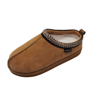 Nuova moda da <span class=keywords><strong>donna</strong></span> 2025 scarponi da neve invernali Sole spessi caldi Fau per pantofole con scarpe da casa in peluche a punta <span class=keywords><strong>chiusa</strong></span> per l'inverno - Product Image 3