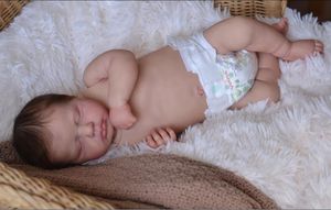 Muñeca Bebé Reborn Loulou de 19 Pulgadas, Muñeca Realista Hecha a Mano, Juguete de Alta Calidad, Regalo Popular para Niños - Product Image 3