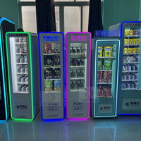 Máquinas Expendedoras de 5 Niveles para Snacks y Bebidas, Máquina Expendedora Personalizada de Cosméticos y Pestañas, Máquina Expendedora Automática de Productos de Belleza