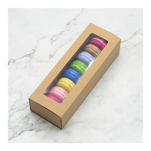 Tùy Chỉnh Thiết Kế Sinh Thái Tái Chế Cao Cấp Ngọt Ngào Món Tráng Miệng Bao Bì Trượt Mở Macaron Quà Tặng Giấy Hộp Ngăn Kéo Với Chèn Ngăn - Product Image 5