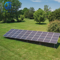 Système de montage au sol solaire à colonne unique en acier, support photovoltaïque en acier au carbone galvanisé à chaud pour modules photovoltaïques encadrés – Offre Spéciale