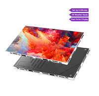 Affiche numérique d'intérieur COB 1.56 \ "LED Mur vidéo LED avec pas de pixels fins pour les affiches de centres commerciaux Fonctions SDK