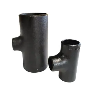 Carbon steel forged pipe fitting sch 40 welding Tees Seamless Straight/Reducing Tee DN50 ASTM A234 WPB Butt Weld