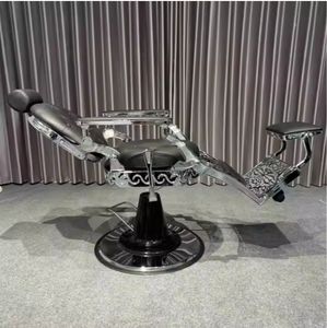 Chaise de salon inclinable tout usage à cadre en acier robuste pour cheveux chaise de shampooing de styliste de tatouage pour chaise de styliste de salon de coiffure - Product Image 5