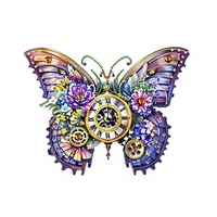 Kit d'Horloge Moderne 5D à Peinture Diamant Forme Spéciale, Broderie DIY en Strass, Artisanat Artistique avec Support, Décoration Maison, Cadeau