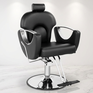 Chaise de barbier noire et or la plus vendue, chaise de coiffure pour femmes, chaise de maquillage pour salon de beauté - Product Image 3