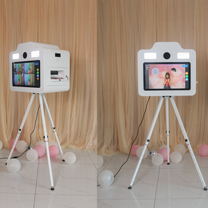 Photobooth Tendance 2025 avec Appareil Photo Reflex Numérique, Écran Tactile 21,5'' et Imprimante Intégrée, Idéal pour Fêtes et Mariages - Product Image 5