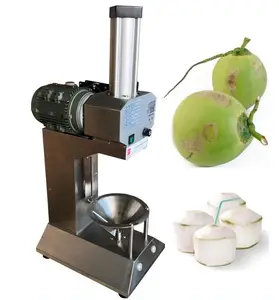 젊은 부드러운 신선한 코코넛 녹색 피부 필링 기계 트리밍 기계 코코넛 Dehusker Dehusking 기계