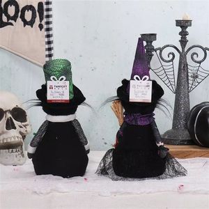 Spooky Cute Halloween <b>Cat</b> <b>Plush</b> Set Glowing Tabletop Decor for Trick or Treat Gift - Product Image 5
