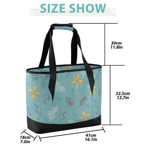 Wholesales Custom Logo Insulated Cooler Bag Waterproof Picnic Beach Hand Lunch Bags - Product Image 2