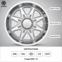 Ruedas pulidas de 8 radios DW para camionetas, 20, 22, 24, 26, 28 pulgadas, 6061 T6, OEM, venta al por mayor, ajuste directo de fábrica para RAM GMC Sierra 2500 HD