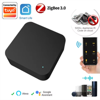 Tuya Zigbee Smart IR Blaster Pengendali Jarak Jauh Inframerah Universal ZS06 untuk TV AC DVD Kipas Angin Bekerja dengan 2mqtt ZHA Alexa Google