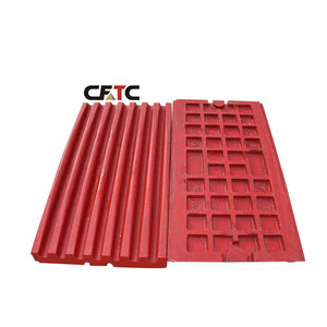 High Hardness Mn13Cr2 Plate Fixed Movable for Jaw Crusher Mining Machinery Castings - Product Image 5