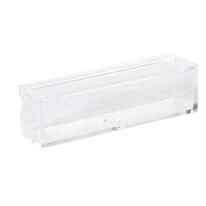 Small <strong>Clear</strong> Acrylic Display Case Square Cube Storage Candy Box Acrylic Chocolate Box with Lid <strong>Rectangular</strong> Boxes for Wedding - Product Image 3