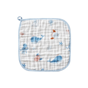 Toalla Cuadrada para Bebé October Crystal, 100% Algodón, Diseño de Dibujos Animados, Talla M L, Uso Doméstico - Product Image 5