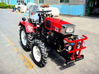 Mini tracteur à quatre roues motrices 4x4 avec système hydraulique pour le labour, le travail du sol rotatif, le semis, le transport et autres machines agricoles