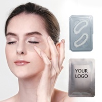 Patch Oculaire Dissolvant Anti-Âge et Anti-Rides Végétalien à 2000 Microneedles, 90% d'Absorption, Acide Hyaluronique, Algues et Curcuma, Marque Privée