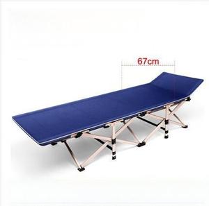 Cama Plegable Metálica para Acampar, Fácil de Guardar, Ajustable, para Exteriores, Cama Individual Plegable para Siesta al Aire Libre - Product Image 4