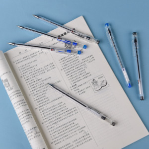 Bút bi Genvana bán buôn, thân bút trong suốt đơn giản, ngòi 0.5, bút bi viết êm, bút stylus. - Product Image 2