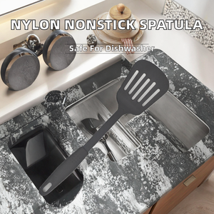 Espátula de Silicona con Ranuras Antiadherente, Solo Lavar a Mano, Apta para Horno, Apta para Lavavajillas - Product Image 2