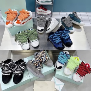 Nouvelles Chaussures Décontractées Unisexe de Luxe à Plateforme, Baskets Tendance à Lacets, Respirantes pour l'Extérieur, Marque Lanvine - Product Image 3