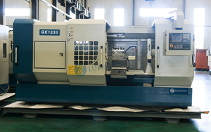 Tour CNC avec système GSK, tour à fileter les tuyaux CNC QK1338 avec alésage de broche de 390 mm, tour CNC haute précision - Product Image 2