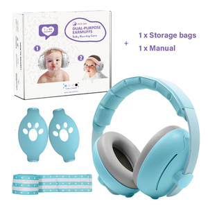 2 in 1 Baby Earmuffs Protection <strong>Ear</strong> <strong>Muff</strong> 0-4 Years Kids <strong>Sleep</strong> <strong>Ear</strong> <strong>Muffs</strong> Hearing Protection for Babies - Product Image 1