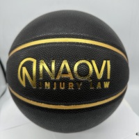 Basket-ball noir de haute qualité, nouveau Design de basket-ball personnalisé
