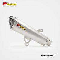 Système d'échappement de course pour moto et scooter, en fibre de carbone, avec tube intermédiaire avant, pour Zontes 150X 150V - Prix de gros usine Forsound