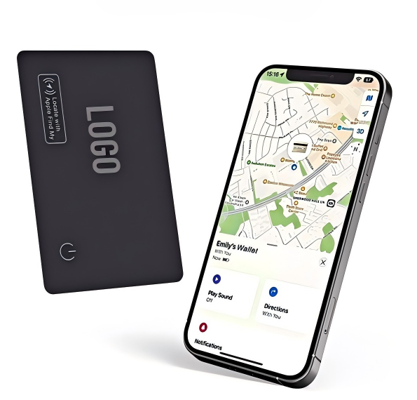 Smart for GPS Tracker & Locator FindMy Anti-Lost Key Finder for Wallet Luggage with Tracking Card