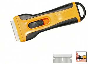 Raspador Retráctil de Plástico de Alta Calidad <span class=keywords><strong>Easyway</strong></span> con Cuchillas de Acero para Vidrio, Estufas, Ventanas, Uso Doméstico, OEM/ODM Disponible - Product Image 2