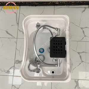 Fauteuil de coiffure Siman Fashion avec bassin de lavage capillaire à circulation d'eau constante, amovible, et lumière à sept couleurs - Product Image 6