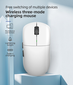 Chuột chơi game siêu nhẹ RGB 6D 26000 dpi 58g Chuột chơi game mã hóa vàng có dây + không dây + BT TTC - Product Image 4