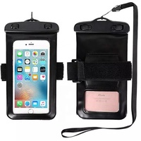 Pochette étanche pour téléphone en PVC, sac étanche, bracelet de bras, cordon, design sportif pour téléphones mobiles de 4,5 à 6 pouces