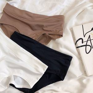 Braguitas de Mujer de Alta Calidad, Corte Láser, Seda de Hielo, Sin Costuras, Tanga Sólida, Bragas para Chicas - Product Image 2