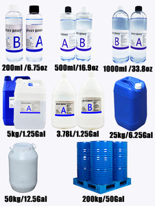 Vente en gros de résine époxy transparente à haute dureté, revêtement de sol en polymère, résistance aux rayures, finition métallique - Product Image 6