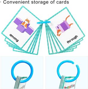 Tarjetas de Preposiciones para Niños, Tarjetas de Aprendizaje de <span class=keywords><strong>Vocabulario</strong></span> en Inglés con Imágenes de Posiciones, Tarjetas Educativas Tempranas para Niños - Product Image 3