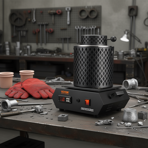 Four électrique numérique Vevor 1350W, capacité 1kg, pour la fusion de l'or, usage industriel - Product Image 2