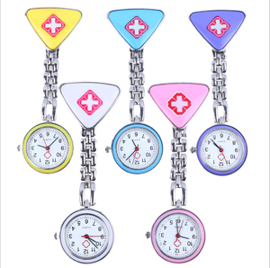<span class=keywords><strong>Montre</strong></span>-bracelet à quartz de poche pour infirmières, <span class=keywords><strong>montre</strong></span> étanche lumineuse avec boîtier métallique - Product Image 4
