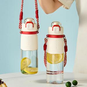 <span class=keywords><strong>Gourde</strong></span> de sport <span class=keywords><strong>en</strong></span> plastique pour enfants 850 ml avec poignée pour l'école, les activités de plein air, le cyclisme et le camping - Product Image 5