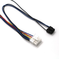 Câble de raccordement 1,25 mm Micro-USB avec boîtier PVC 5 broches vers MOLEX 3,0 mm 2*2 broches, charge rapide 5A, 15 cm, cuivre étamé, ODM OEM