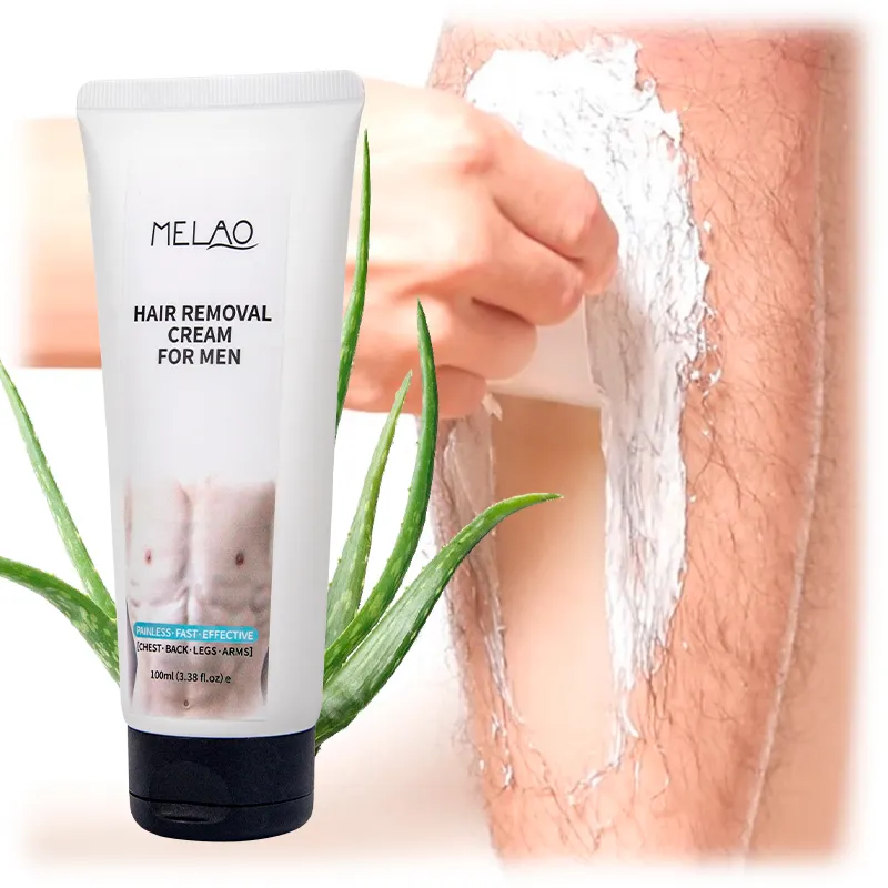 Private Label Painless Shaving hair removal men remove cream for Bikini, Underarm, Chest, Back, Legs and Arms