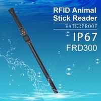 Escáner de Identificación de Animales ISO HDX FDXB FDXA para Ganado Vacuno, Ovejas y Cabras, Lector de Microchip RFID de 134.2KHz, Hecho de Plástico
