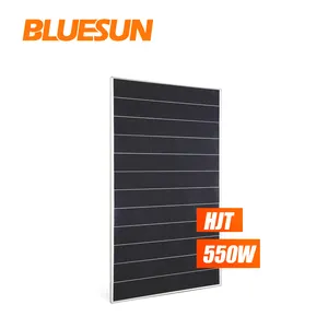 Best Supplier Bluesun hjt 570w solar panel 600w kit pv solar 700wp 660wp 600wp high power sets