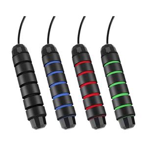 गर्म बिक्री त्वरित गति समायोज्य कूद रस्सी टांगल-मुक्त भारित फिटनेस कसरत घरेलू टिकाऊ स्टील के तार फोम पीसी प्लास्टिक के लिए - Product Image 3