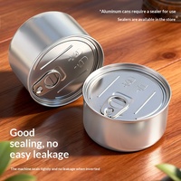 Boîtes à gâteaux circulaires de qualité alimentaire, contenants à desserts, boîtes de conserve pour aliments pour chats et chiens, bocaux de conserve, boîtes en aluminium scellées en métal
