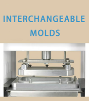 Machine de scellage à chaud manuelle à moteur pour boissons, prise personnalisée 110V-220V pour contenants en aluminium, canettes et bouteilles
