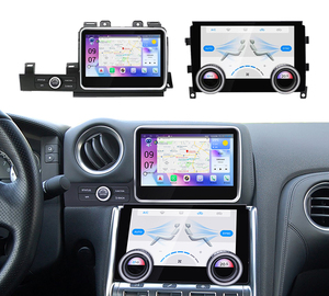 Krando 8 "Navigation de voiture pour <span class=keywords><strong>Nissan</strong></span> <span class=keywords><strong>GTR</strong></span> 2008 - 2016 Android Head Unit Wireless Carplay 4G + 10" AC Climate Full Touch Screen - Product Image 4