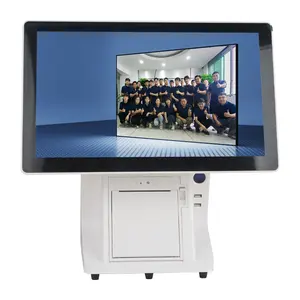 Retail/Restaurant/Hotel Windows 15.6 Inch Touch Screen Cash Register Till i3 Pos Systems With Printer Factory Direct