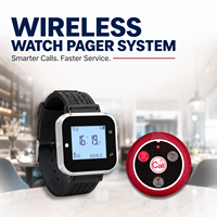 Système d'appel sans fil pour restaurant 433,92 MHz avec récepteur d'appel pour serveur et boutons d'appel, de facturation, d'annulation de commande pour café, hôtel, bar